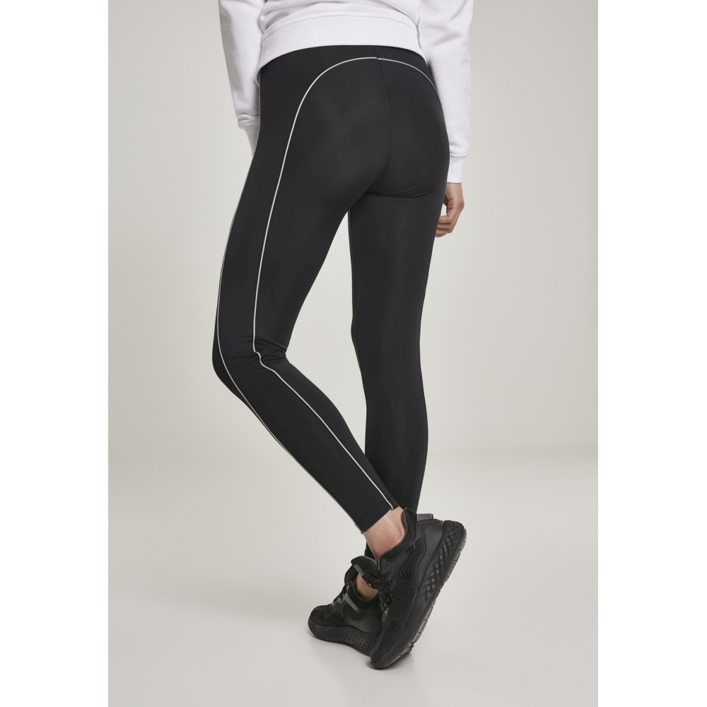 Urban Classics - High Waist Reflective Work out sport legging - Black